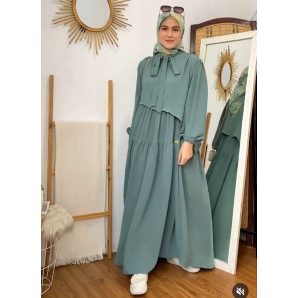 NEW HANA DRESS 2 IN 1 VIRAL DRESS OUTER KEKINIAN