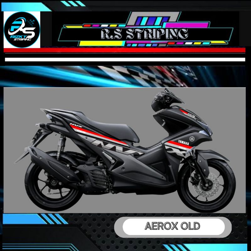 STIKER STRIPING VARIASI YAMAHA AEROX OLD # VARIASI STIPING AEROX OLD .
