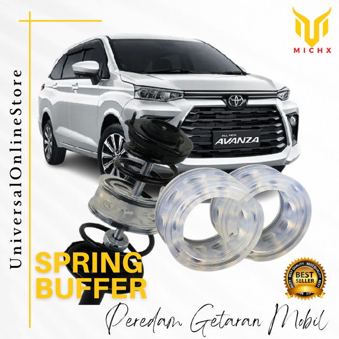 PAKET Spring Buffer Mobil Avanza Veloz 2022++ Depan Belakang