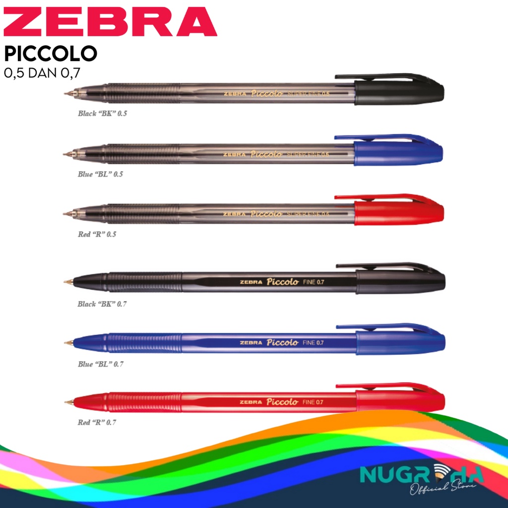 

Pulpen / Pen ZEBRA Piccolo 0.5 0.7 mm