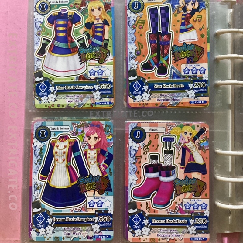 Jual AIKATSU CARD BRAND DRESS SWING ROCK KARTU AIKATSU GAME
