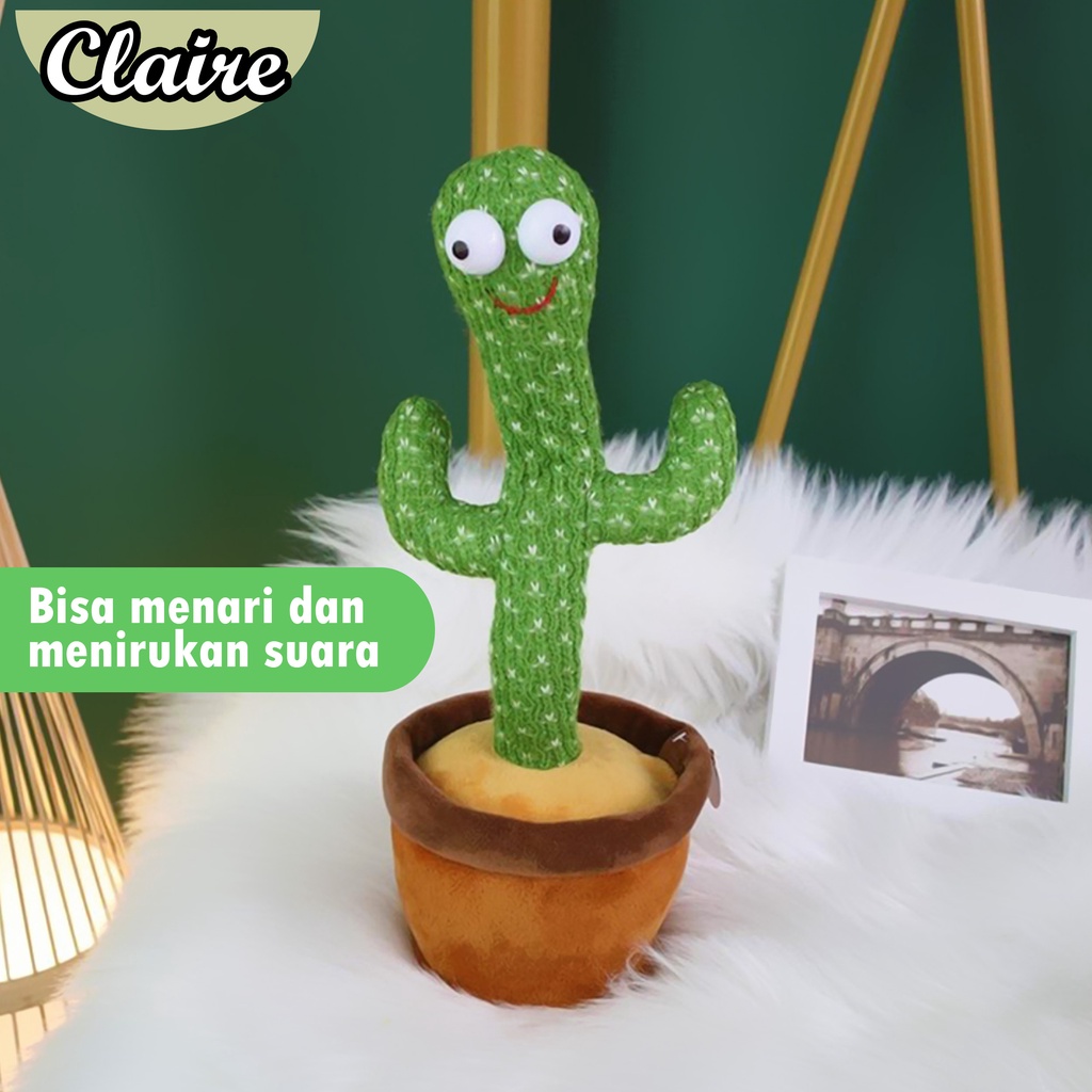 Cactus Toy Electronic / Boneka Kaktus Joget Joged / Kaktus Joget Viral Tiktok