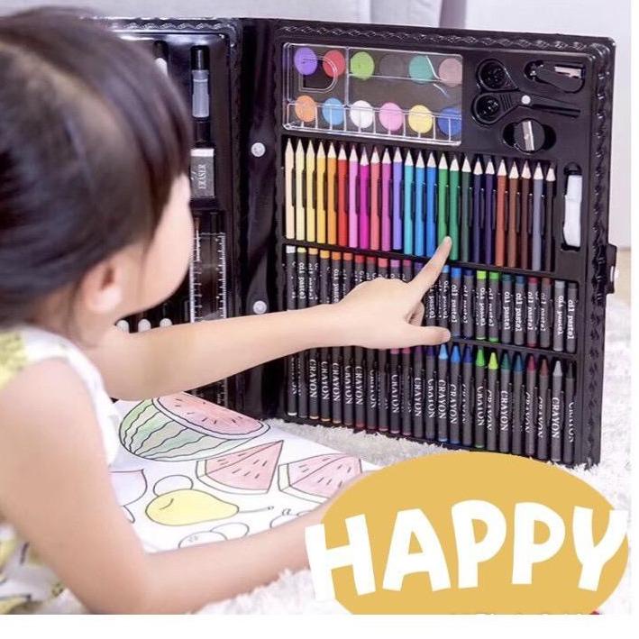 

Hot Sale ! GU Crayon Set 150pcs / Krayon Mewarnai Anak 150pcs / Pensil Warna Set 150pcs