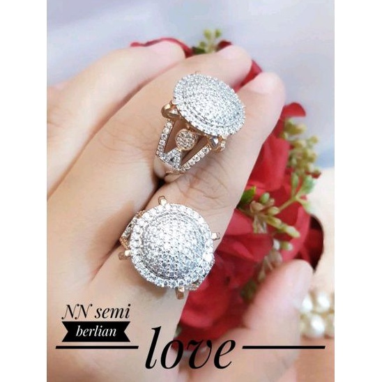 cincin Semi berlian termewah terlaris cncn01