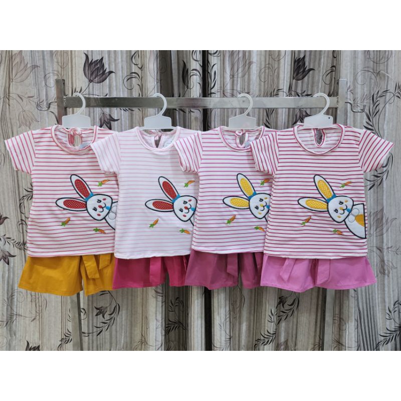 Baju anak perempuan Set Celana Rabbit