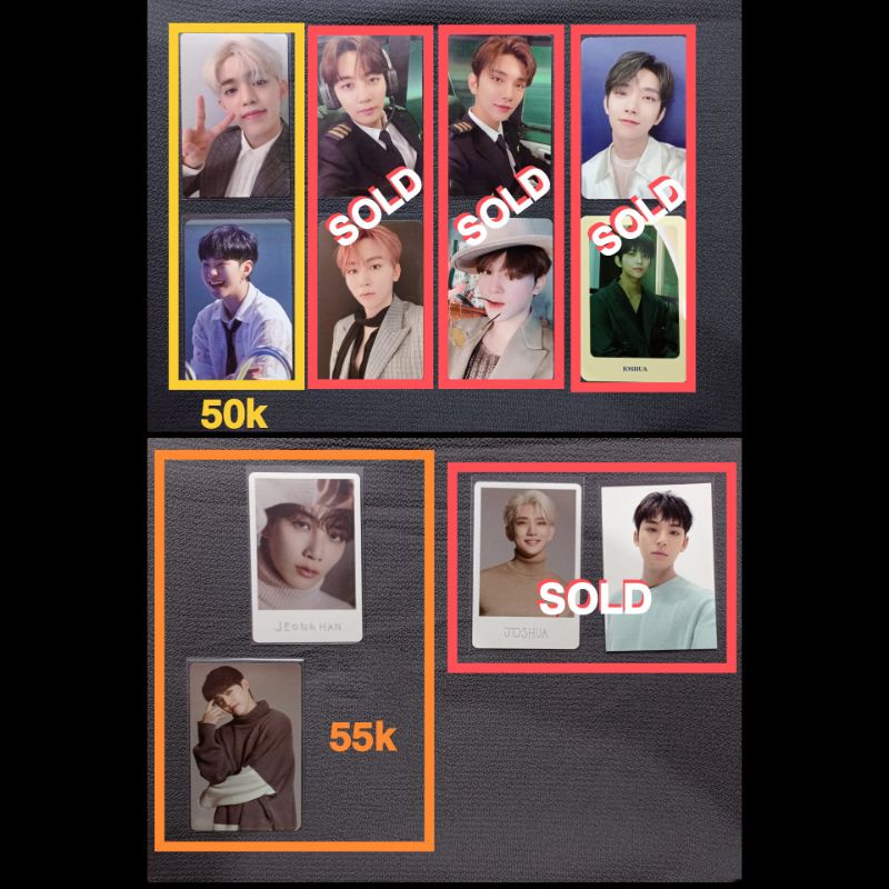 [READY] SEVENTEEN PHOTOCARD SCOUPS PILOT AN ODE HENGGARAE INCOMPLETE POLAROID JEONGHAN JOSHUA HOSHI 