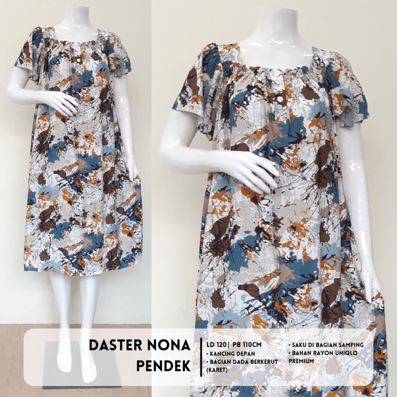 DASTER NONA PENDEK | Daster Rayon | Daster Busui | Daster Kekinian