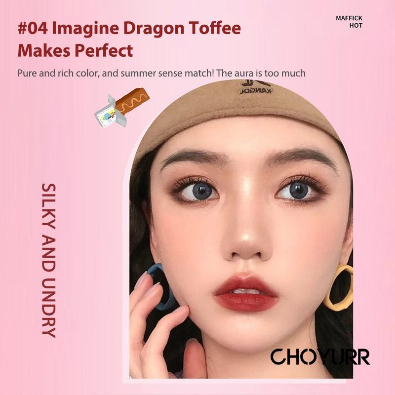 【COD】Lip Glaze Mirror Matte Velvet Lipstick Waterproof Tahan Lama Dan Hasil Lip Gloss Matte Velvet Lip Gloss Wanita-CH