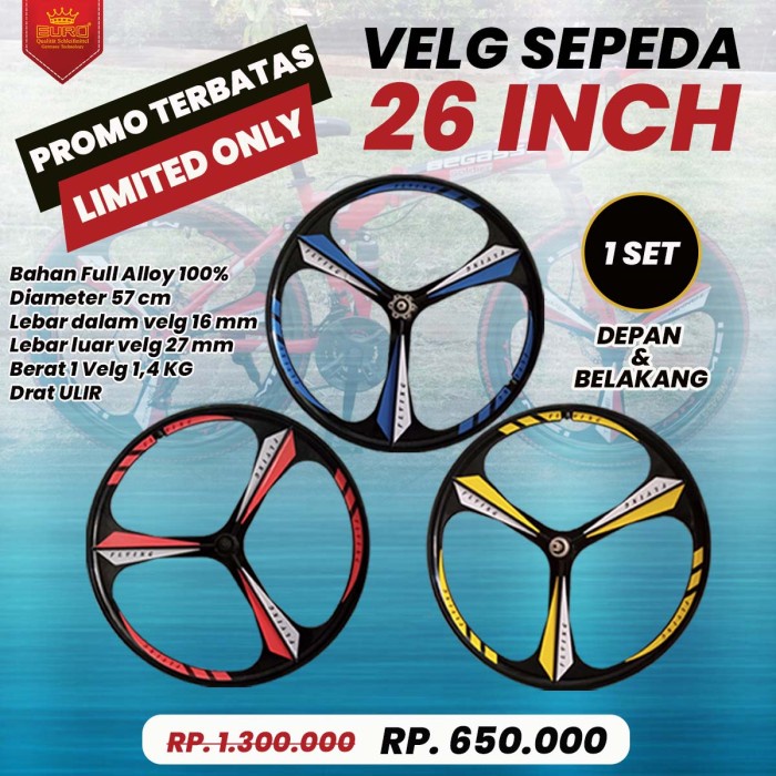 Velg Sepeda 26Inch Racing Alloy 089