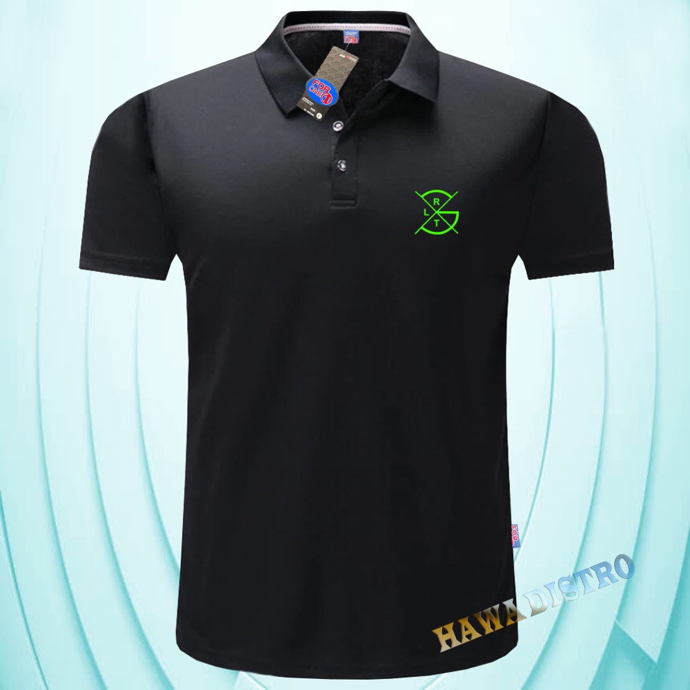 Bisa ( COD ) - Polo Kerah Greenlight GRLT Stabilo   - Kaos Kerah Pria Distro - Kaos polo Shirt pria 