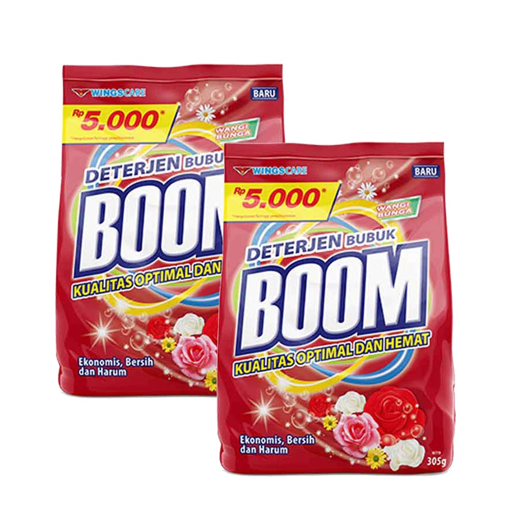 Deterjen Boom / diterjen bubuk / Sabun baju / sabun cuci pembersih/280g