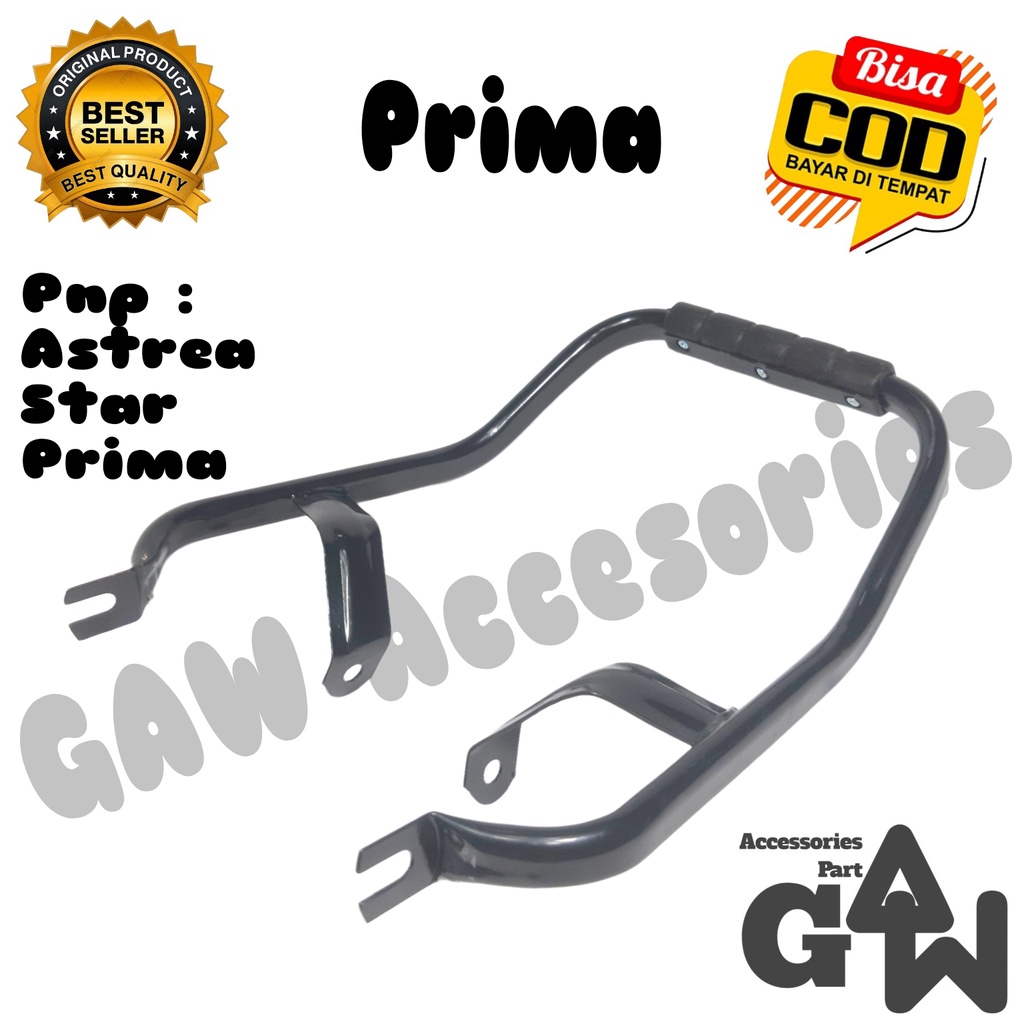 Begel Behel Planger Pegangan Jok Motor Honda Astrea Prima Star Hitam