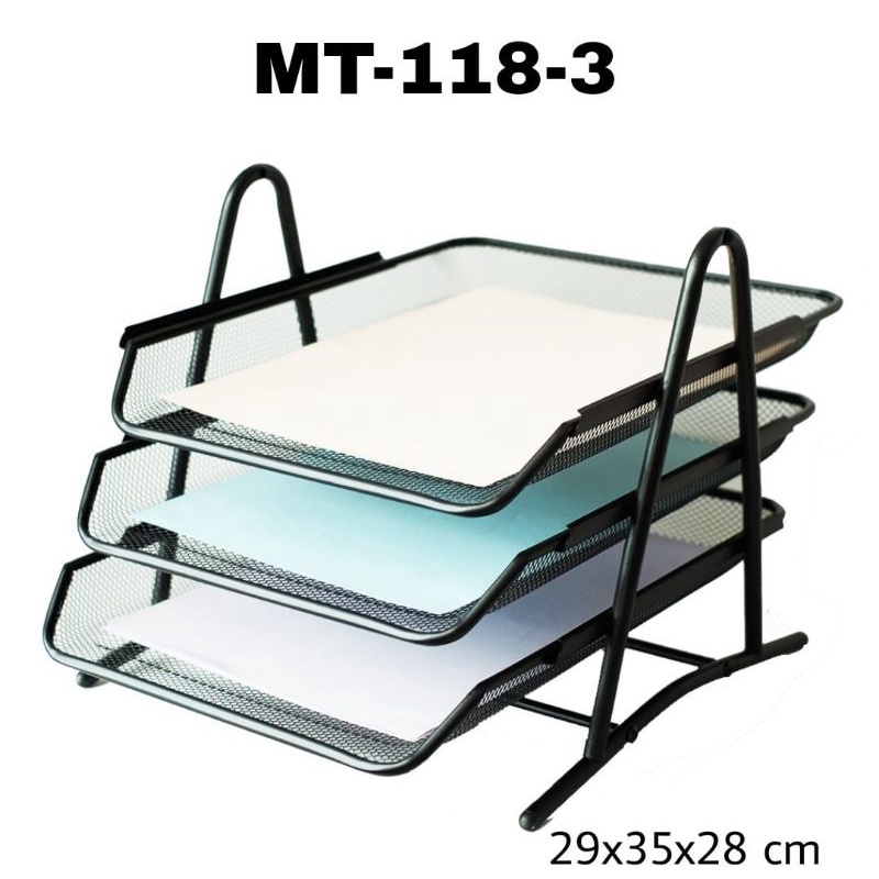 

MT 118-3 document Tray box file 3susun tempat document