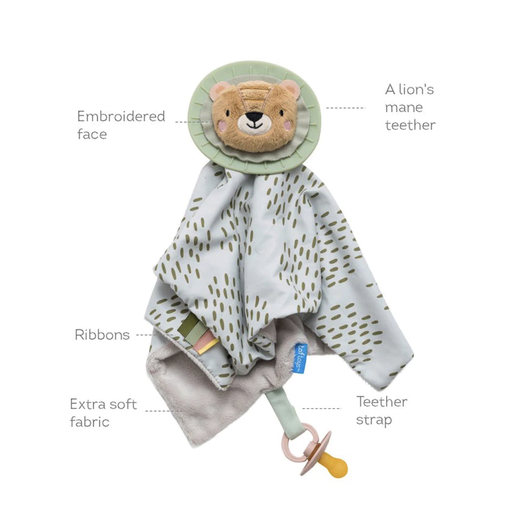 Taf Toys Harry The Lion Blankie - Selimut Rattle Anak Bayi Soft Baby Security Soothing Kain Blanket Blanket