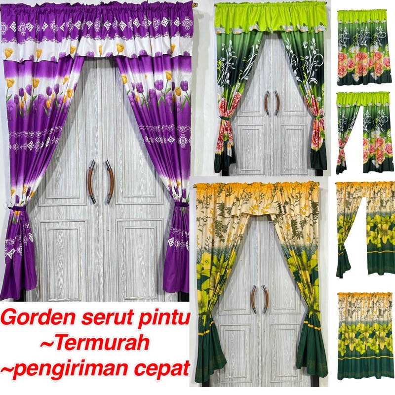 Gorden serut pintu termurah banyak pilihan motif