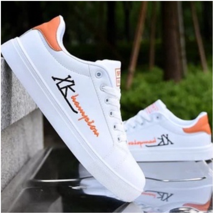 SEPATU SNEAKERS S&amp;K CASUAL/spatu pria/wanita/sepatu remaja dewasa/sepatu putih series terbaru/sepatu pria model terbaru sepatu pria dewasa terbaru 2023 keren/pria keren buat gaya/sepatu cowok keren buat gaya/spatu cowok distro 2023/sepatu sneakers pria/