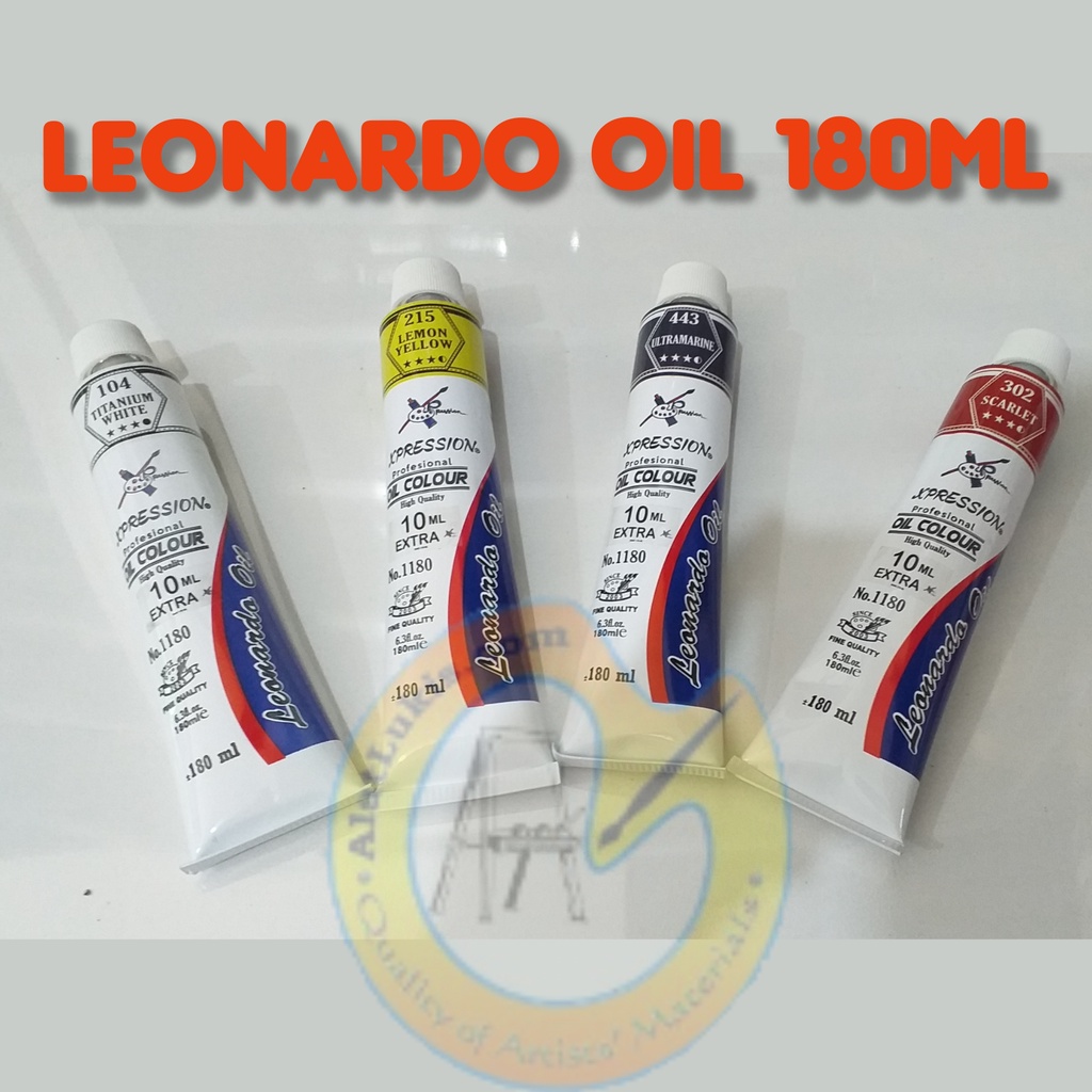 

Cat Minyak Leonardo 180ml Cat Untuk Melukis Kualias Bagus