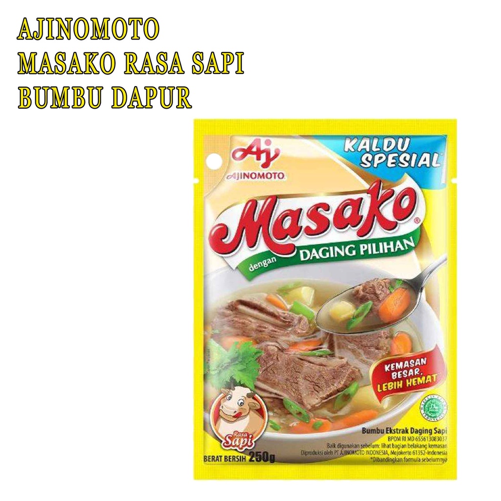 BUMBU KALDU DAPUR* MASAKO BUMBU DAGING SAPI PILIHAN 250g