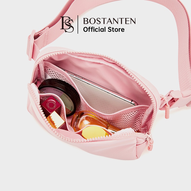 [New Arival] Bostanten Tas Pinggang Tas Dada Ohlaraga Diagonal Wanita Kapasitas Besar Tali dapat Disesuaikan