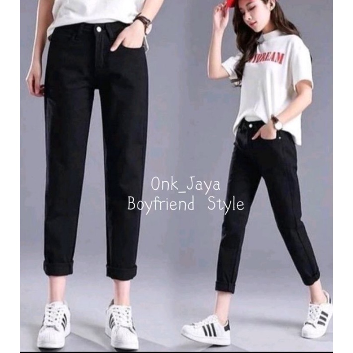 Boyfrend Jumbo Jeans 27-32 celana wanita