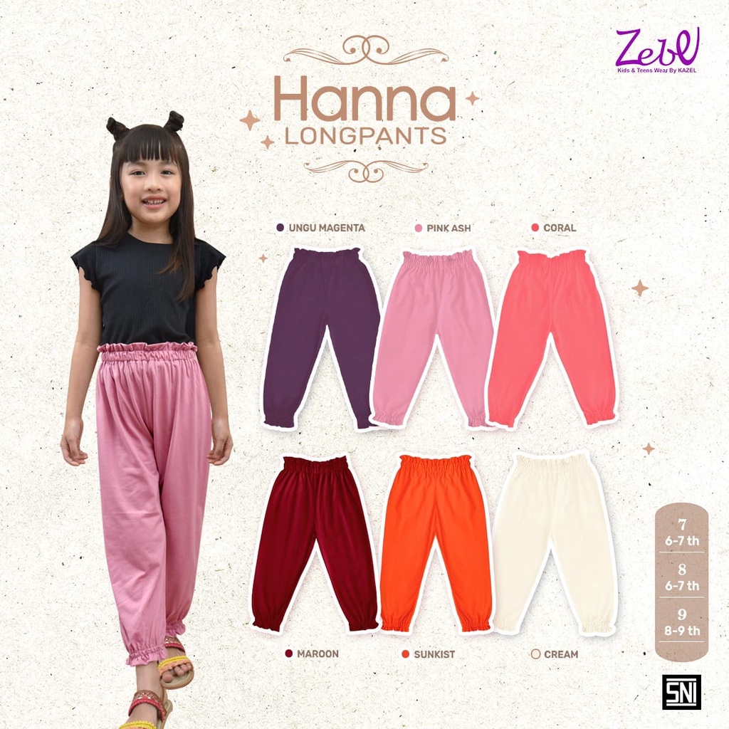 Jobel Hanna Longpants / Celana Anak Murah