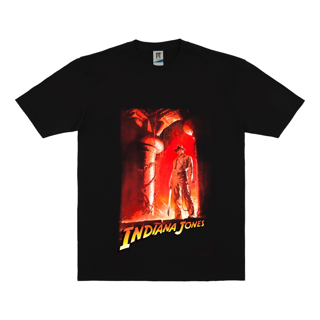 KAOS FILM INDIANA JONES VINTAGE | T-SHIRT FILM INDIANA JONES | INDIANA JONES HITAM