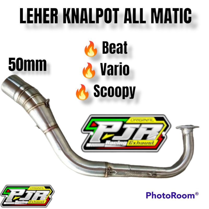 TERBARU!!! Leher knalpot Beat Vario Scoopy d50mm pemasangan pnp