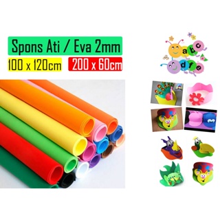 Image of Busa Ati 2mm warna Kerajinan / Eva spon | Spons eva | Eva foam