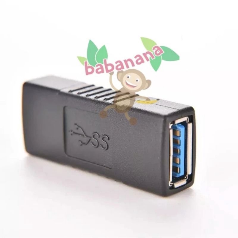 Barrel usb 3.0 penyambung kabel cable extension female coupler