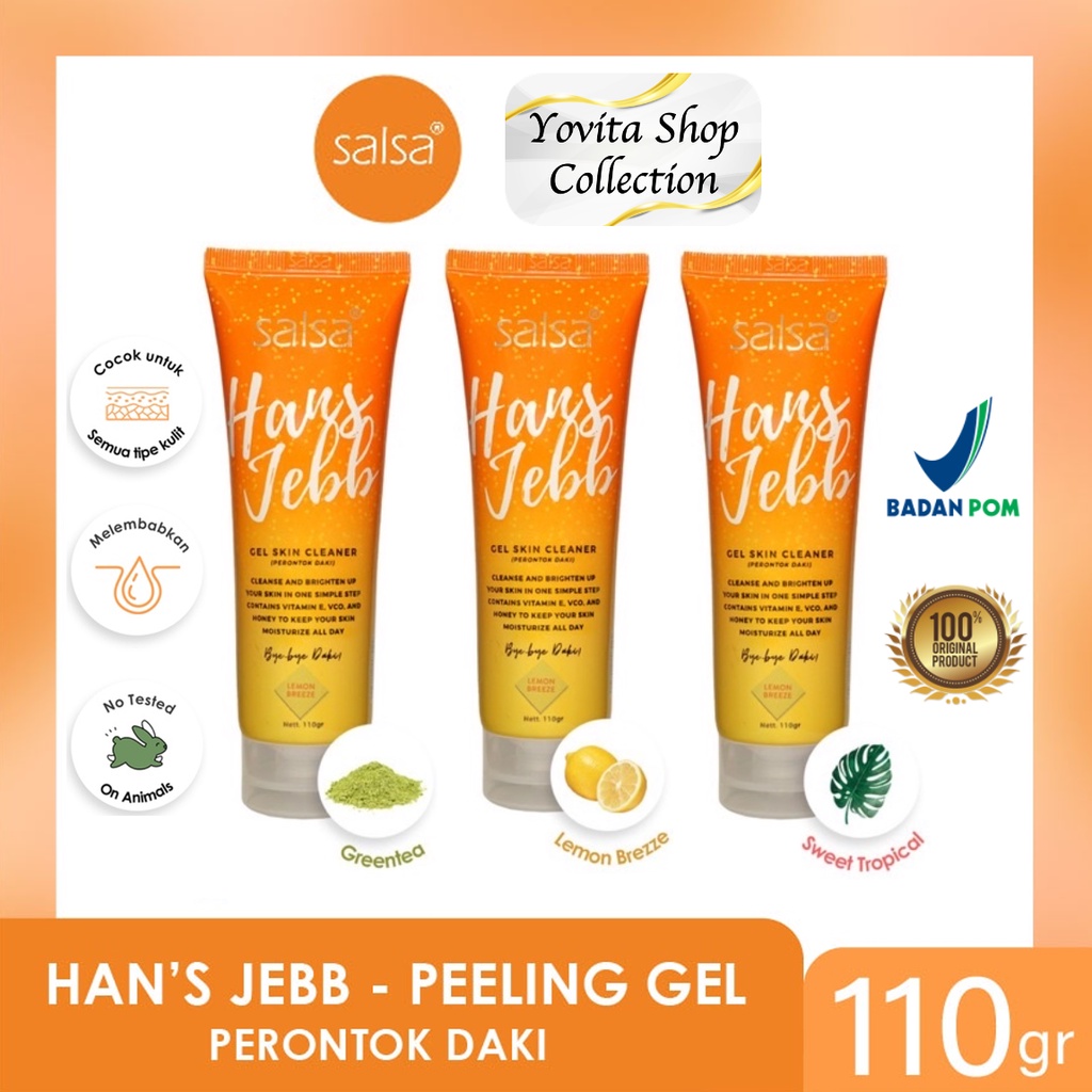 Salsa Hans Jebb Peeling Gel 110Gr | Pembersih Daki Salsa