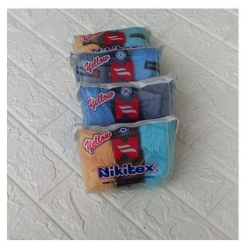 SS - 3 Pcs CD Pria Nikitex ( Hijau / Kuning ) / Celana Dalam Pria Nikitex Murah / CD Nikitex / Celana Dalam Nikitex