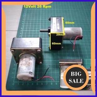 sparepart DC Motor Gearbox DME33B6HPA 12V 26Rpm High Torque 2774N23