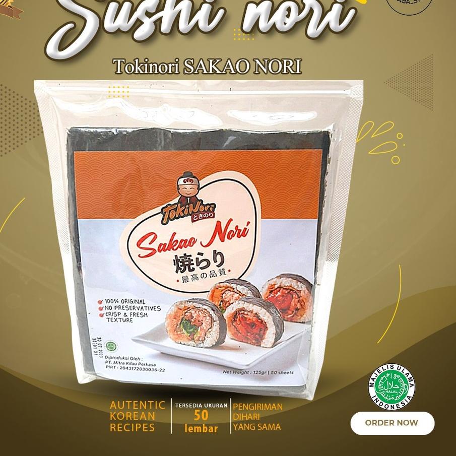 

➮ Sakao Nori 50 Lembar Untuk Kimbab Sushi Ω