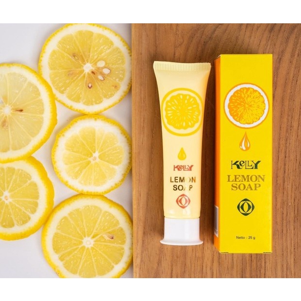 Kelly Lemon Soap/Sabun Cuci Muka Kelly