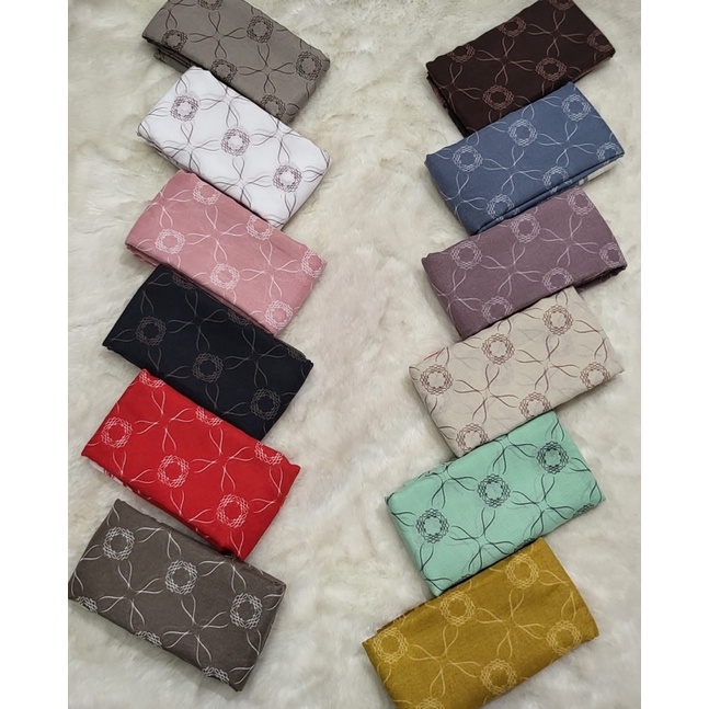 Jilbab Voal Motif / Bisa Seragam / Jilbab Voal Segiempat / Voal Printing / Voal Motif / Jilbab Motif