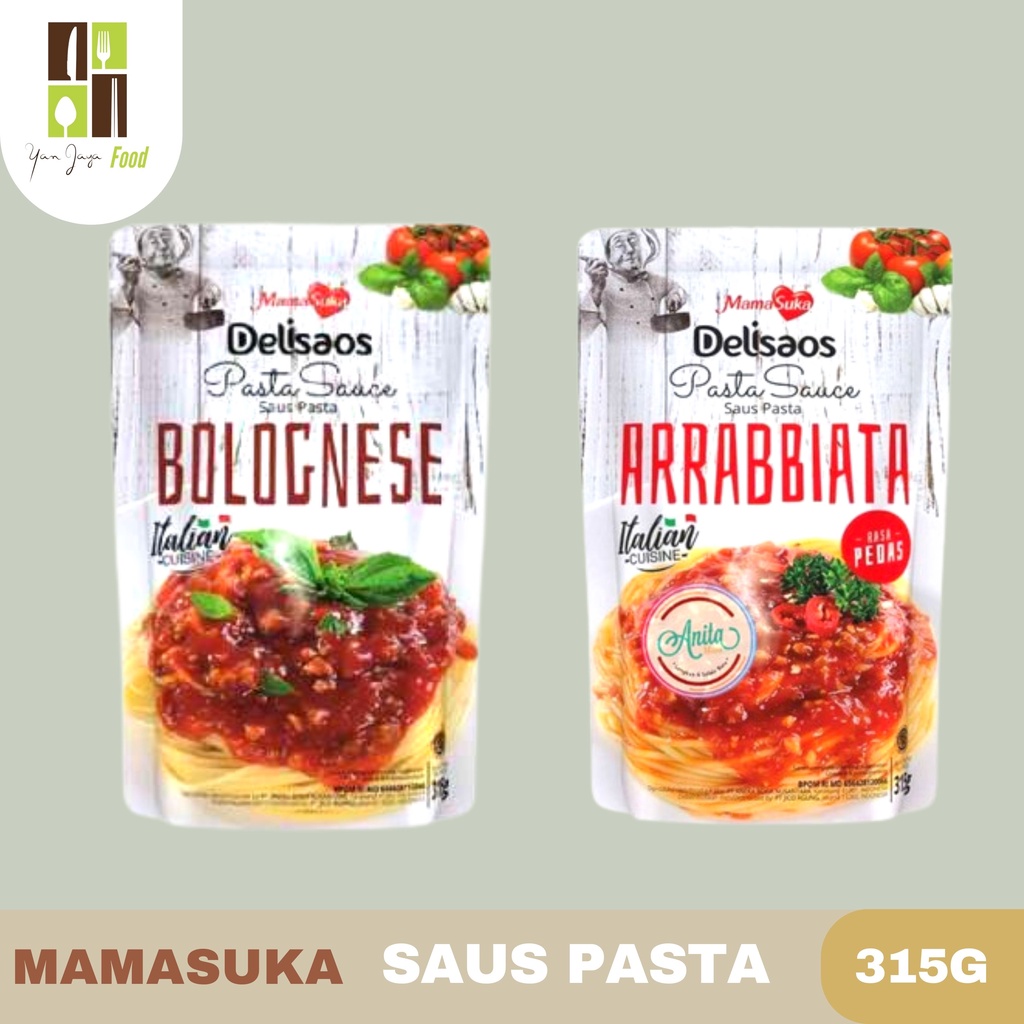 

Mamasuka Saus Pasta/Spaghetti Bolognese/Spicy Arrabbiata 315g