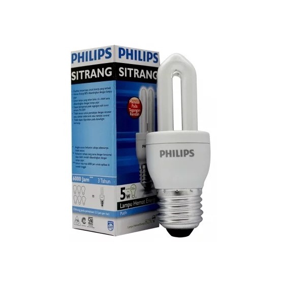 LAMPU PHILIPS SITRANG 5W 5 WATT PUTIH