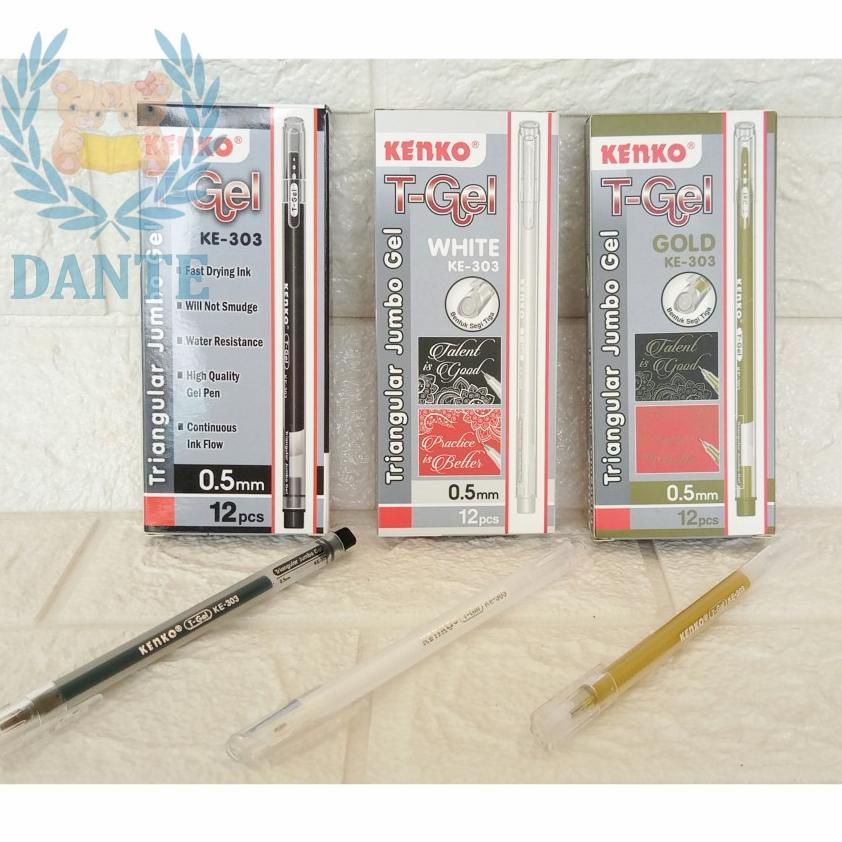 

Pulpen Kenko T-Gel KE-303 Triangular Jumbo Gel per Lusin IJT0T6676