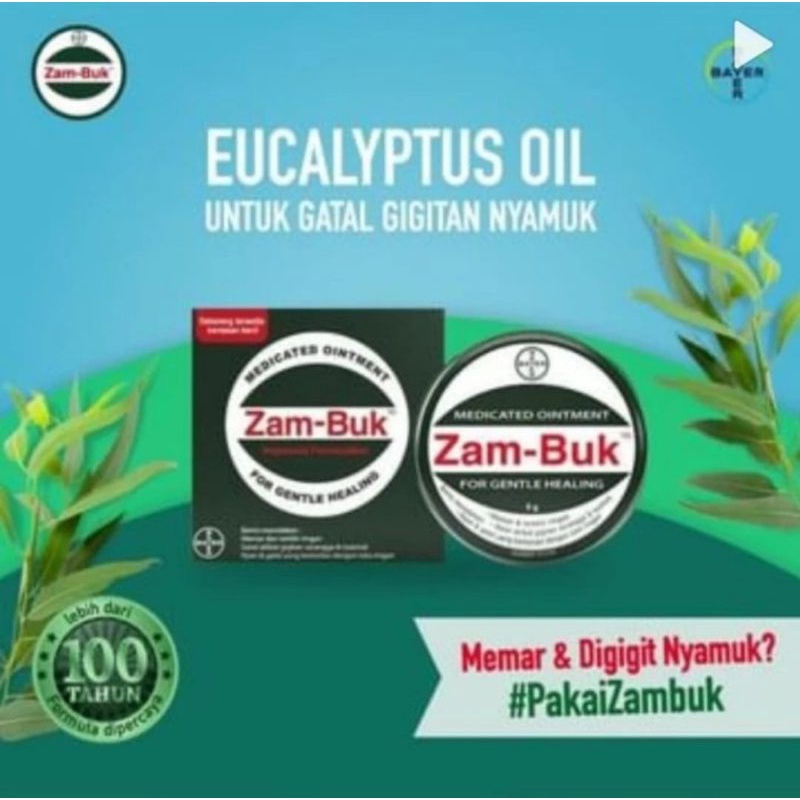 Zambuk Zam Buk Original Bayer 25 gram / Obat Memar dan Terkilir keseleo