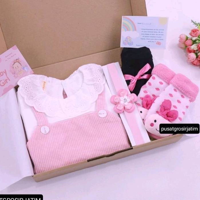 Hampers bayi perempuan baby girl newborn baby gift unisex kado lahiran parcel bayi