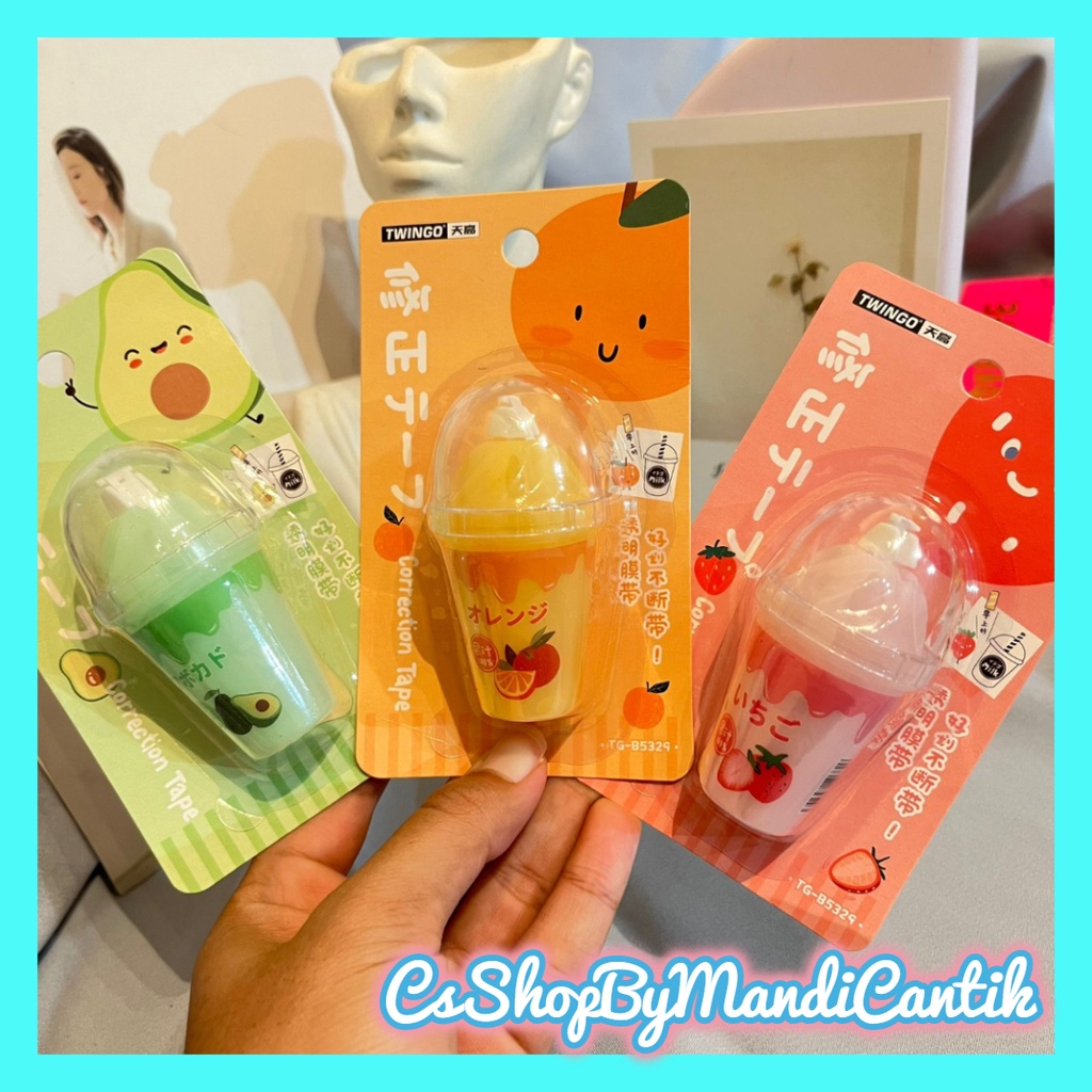 

Correction Tape Minuman Ice Cream Cone Lucu Murah Bisa Cod Alat Tulis