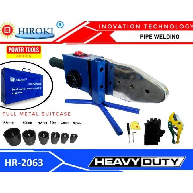 HIROKI Mesin Las Pipa PVC Pemanas PIPA PP Mesin LAS Cetak Sambung PPR kiansejahtera8 Murah