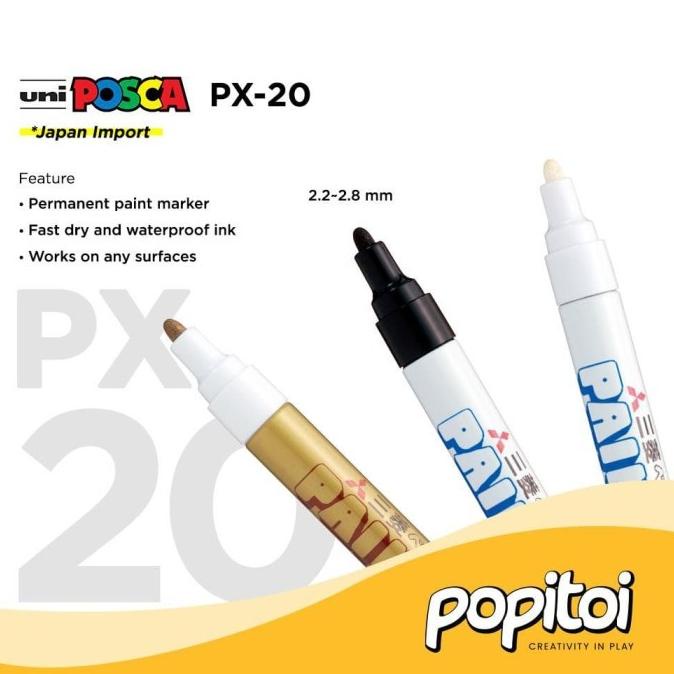 

PROMO UNI Paint Marker PX-20 PX20 Spidol Ban Cat