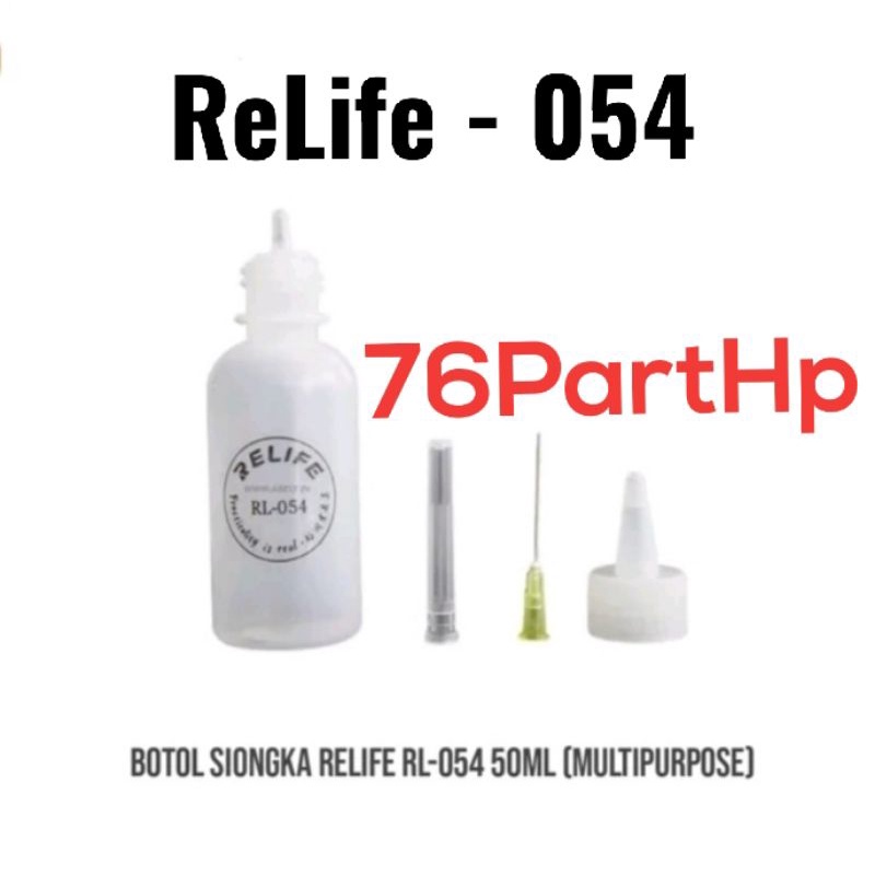 Botol Siongka Relife - 054 - RL054 Botol Siongka Jarum Botol Cairan