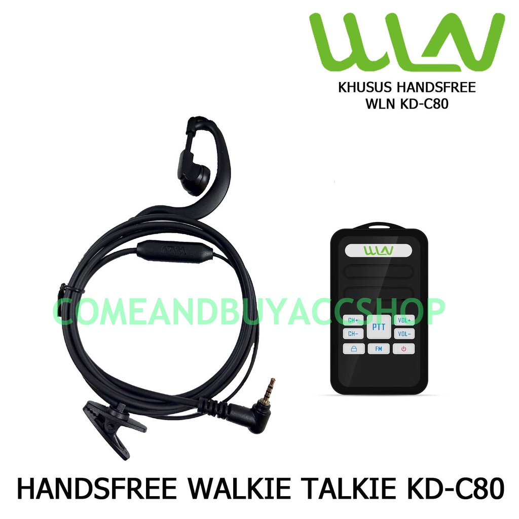 HANDSFREE WALKIE TALKIE WLN TIPE KD-C70PRO DAN KD-C80 - KD-C70 PRO