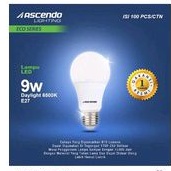 lampu led Ascendo 9 watt warna putih