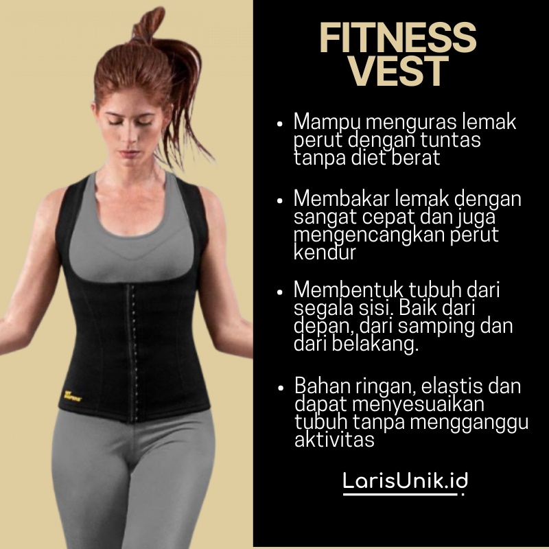 Baju Olahraga Gym Korset Wanita Pengecil Perut Buncit Hot Shaper Cami Cincher Underwear