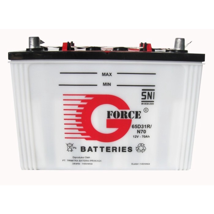 GFORCE N70 - 65D31R (70 Ampere) - Aki Mobil