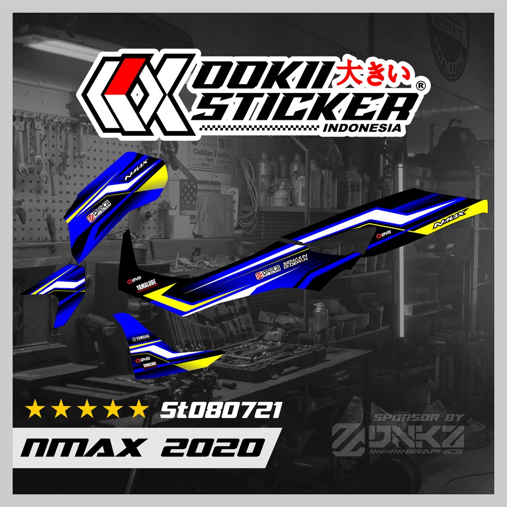 Stiker Nmax 2020 Decal Striping Nmx 2020 Premium Racing ST080721 OOKIII