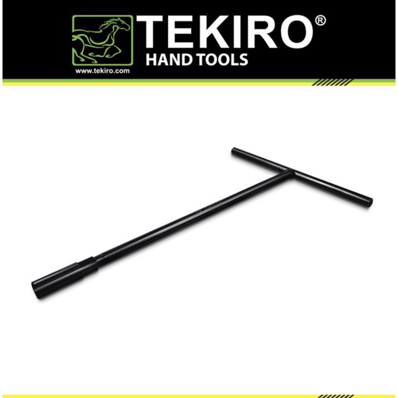 TEKIRO T-TYPE SOCKET 12 MM / KUNCI SOK T HITAM / Alat bengkel